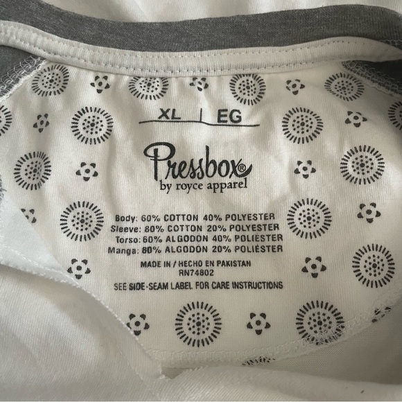 Pressbox Texas Tech Camo Raglan Sleeve T-Shirt Size XL - Picture 3 of 3